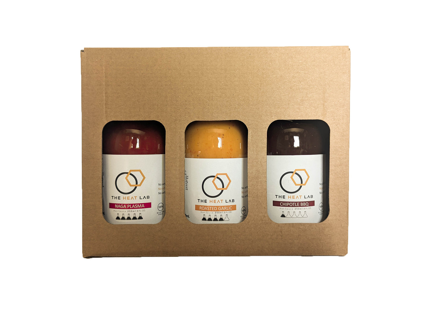 Hot sauce trio gift box
