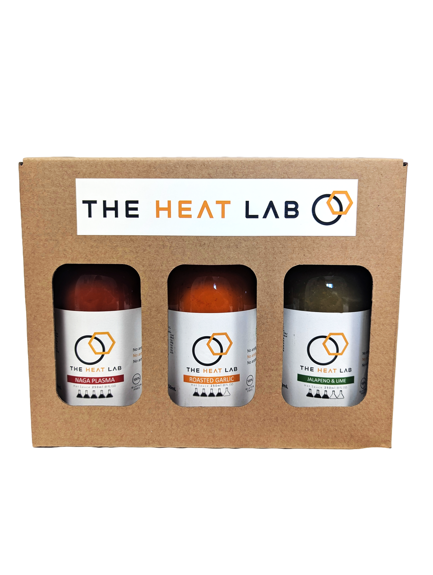 Hot sauce trio gift box