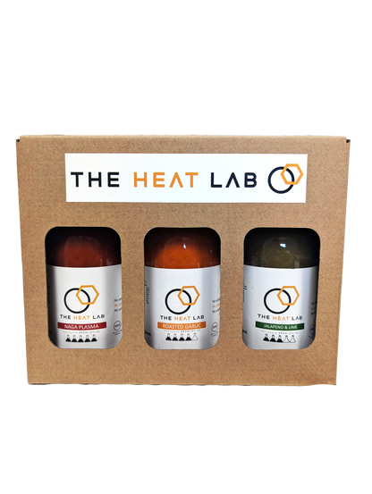Hot sauce trio gift box