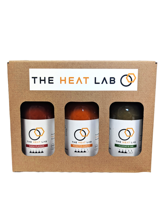 Hot sauce trio gift box